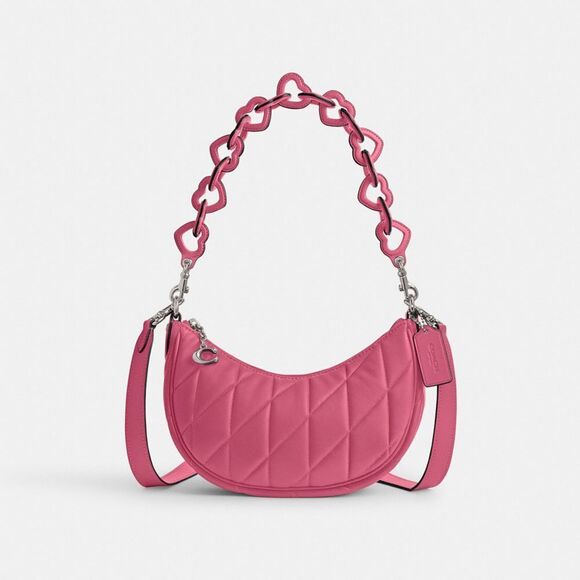 Coach Mira Shoulder Bag With Pillow Quilting And Heart Strap Purses - Picture 1 of 10